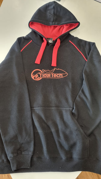 TIDAL TECH RED/BLACK HOODIE