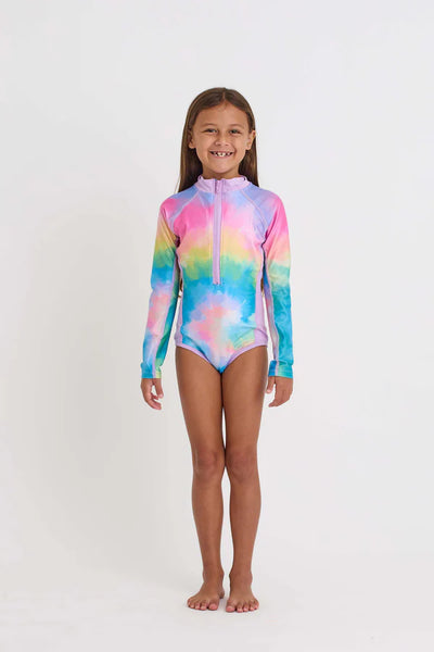 Jetpilot Girls LS Swimsuit