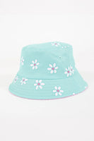Jetpilot YOUTH REVERSIBLE BUCKET - TEAL/PURPLE